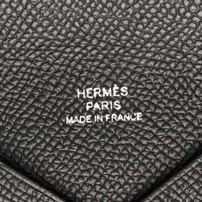 Hermes Epsom Calvi Card Case Black 6 of 7