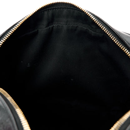 Saint Laurent Calfskin Matelasse Monogram Lou Camera Bag Black 11 of 13