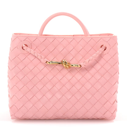 Bottega Veneta Nappa Intrecciato Small Andiamo Shoulder Bag Lotus 1 of 9