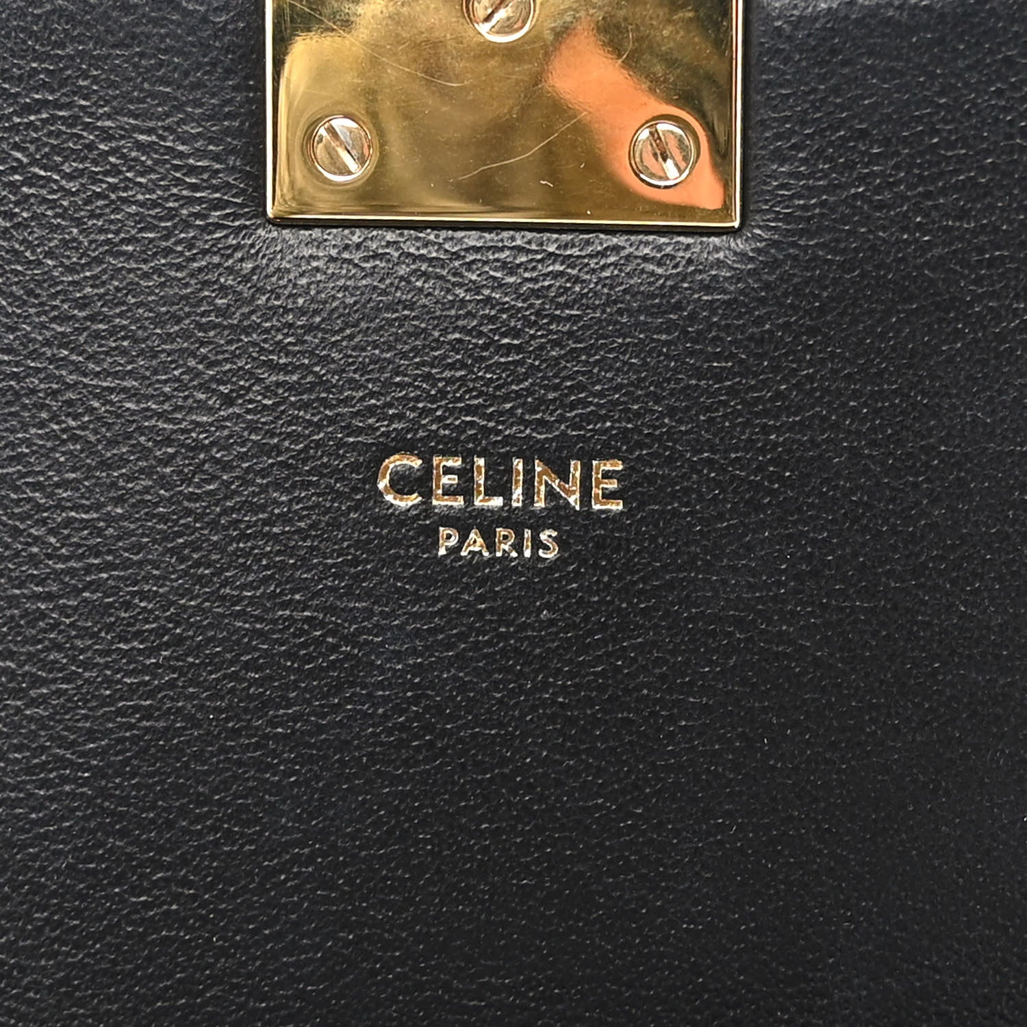 Celine Calfskin Quilted Small C Bag Black 6 of 10
