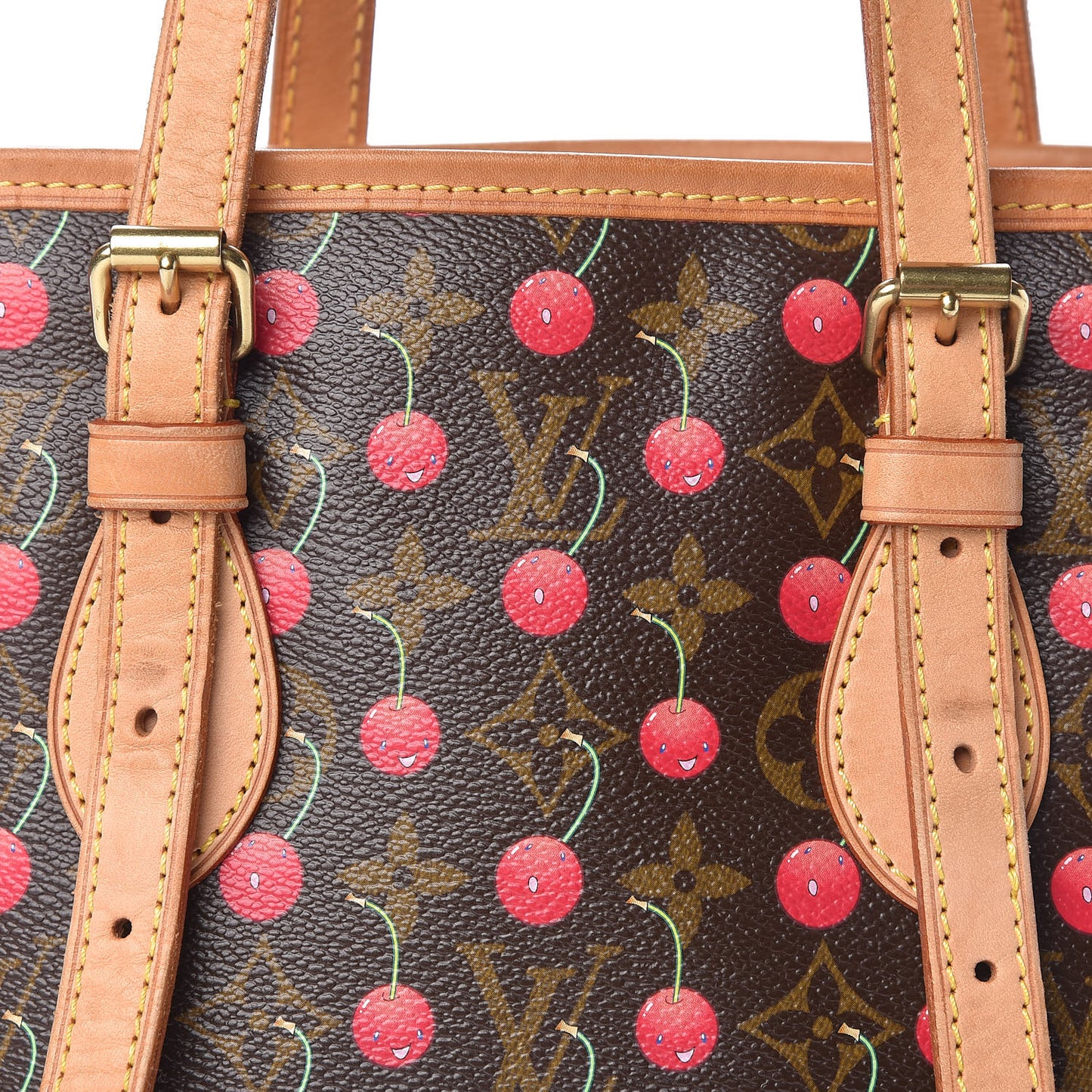 Monogram Cerises Bucket Bag