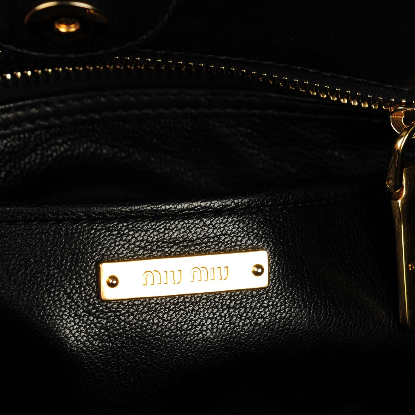 Denim Matelasse Biker Tote Avio