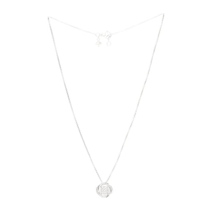 David Yurman Sterling Silver Diamond 7mm Infinity Pendant Necklace 3 of 7