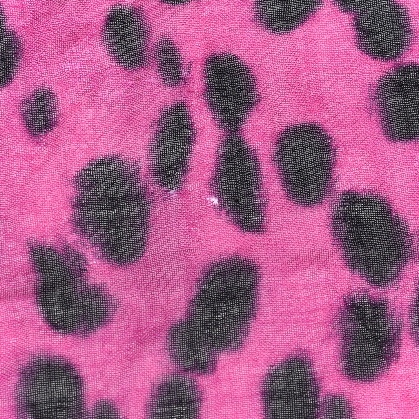 Cashmere Silk Skull Scarf Pink Black