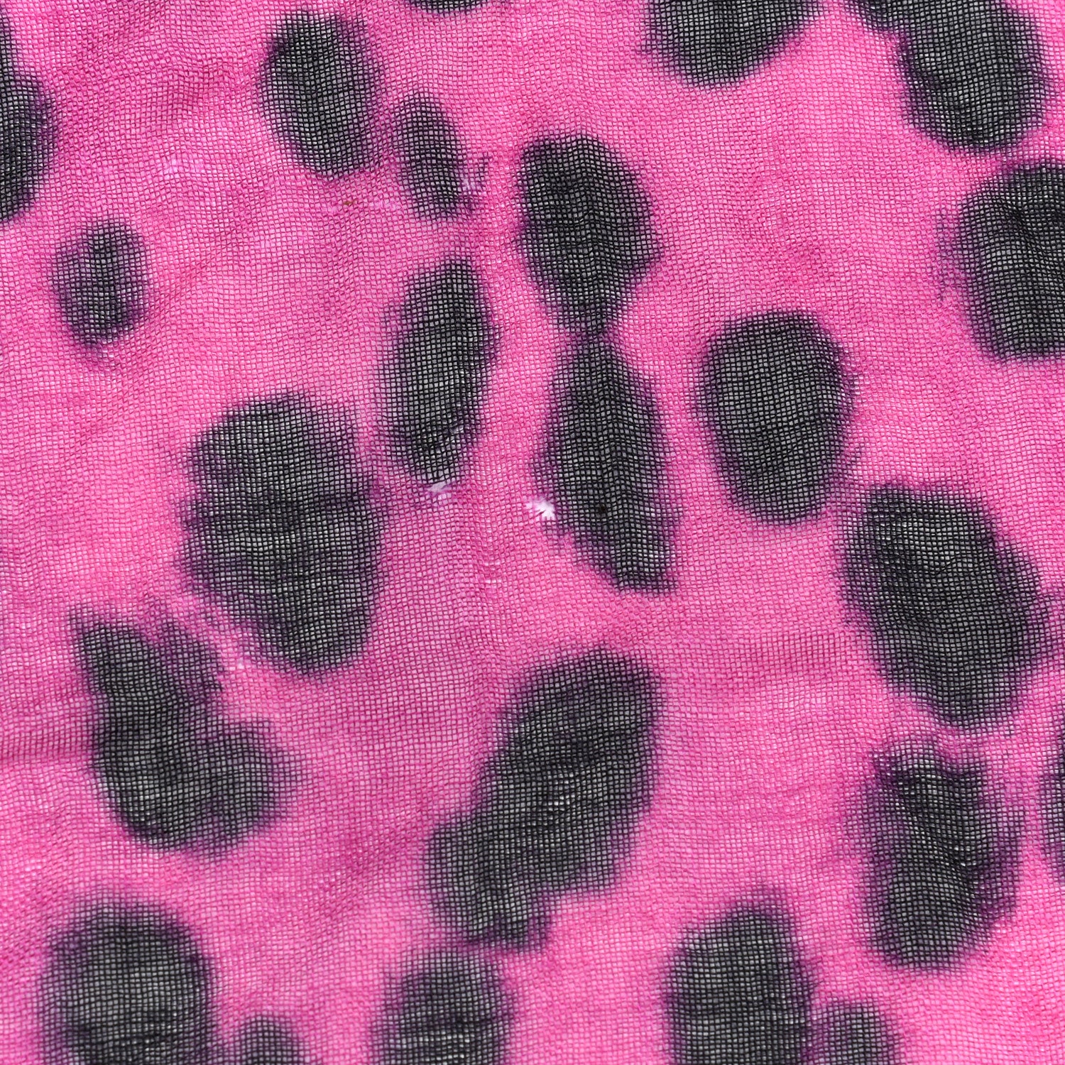 Alexander McQueen Cashmere Silk Skull Scarf Pink Black 4 of 7