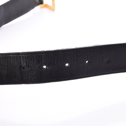 Chanel Lambskin Chain Belt 95 38 Black Gold 6 of 6