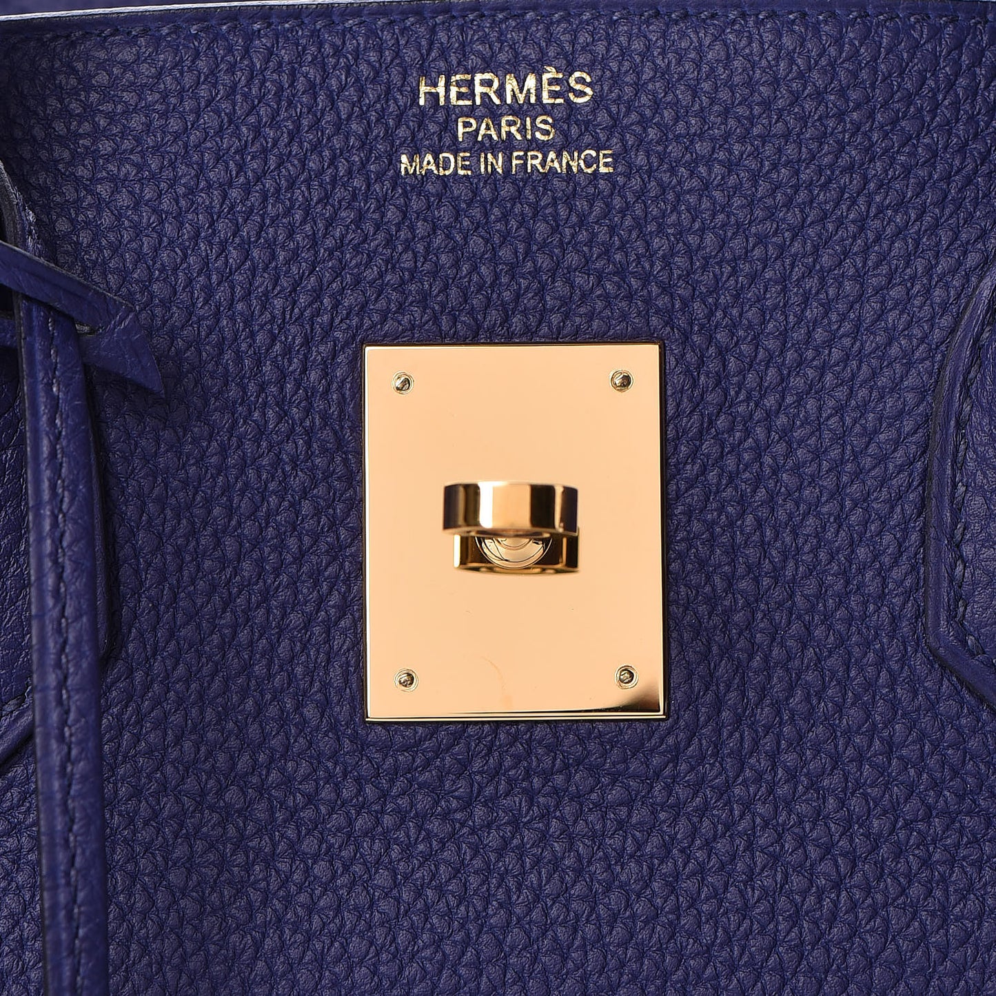 Togo Birkin 35 Bleu Encre