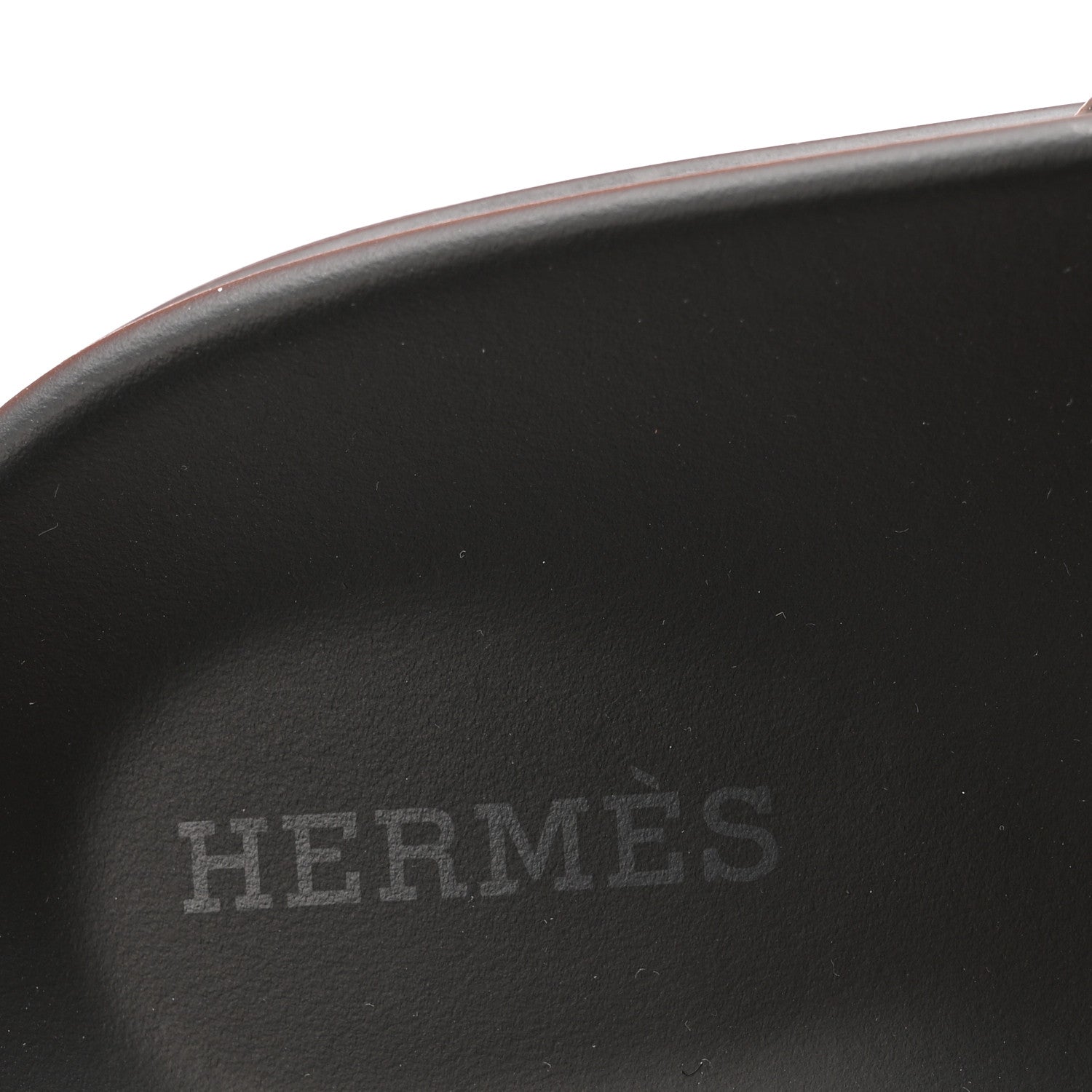 Hermes Calfskin Womens Chypre Sandals 38 Black 7 of 11