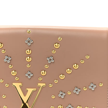 Louis Vuitton Calfskin Studded Louise Chain GM Nude 14 of 15