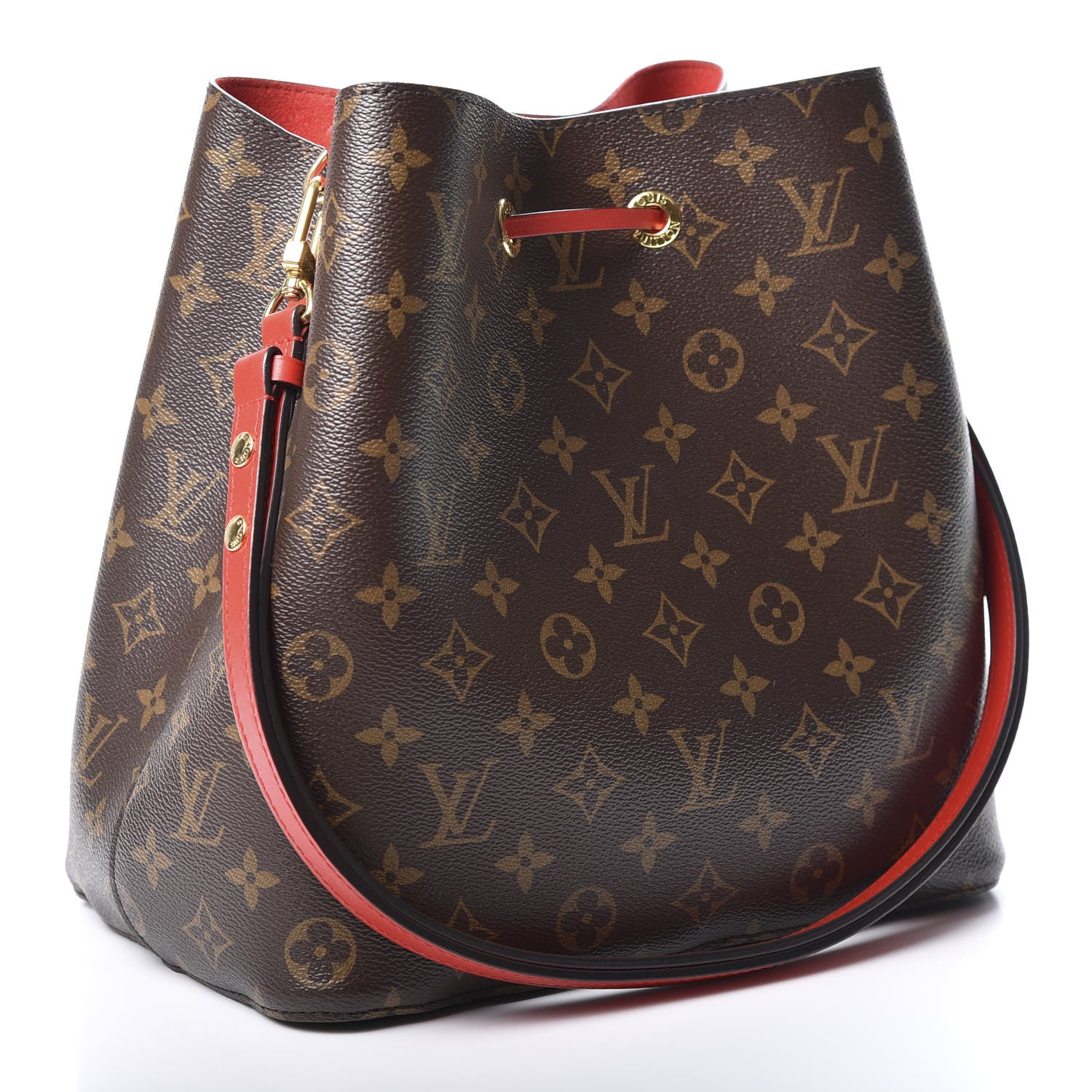 Louis Vuitton Monogram Neonoe MM Coquelicot 2 of 9