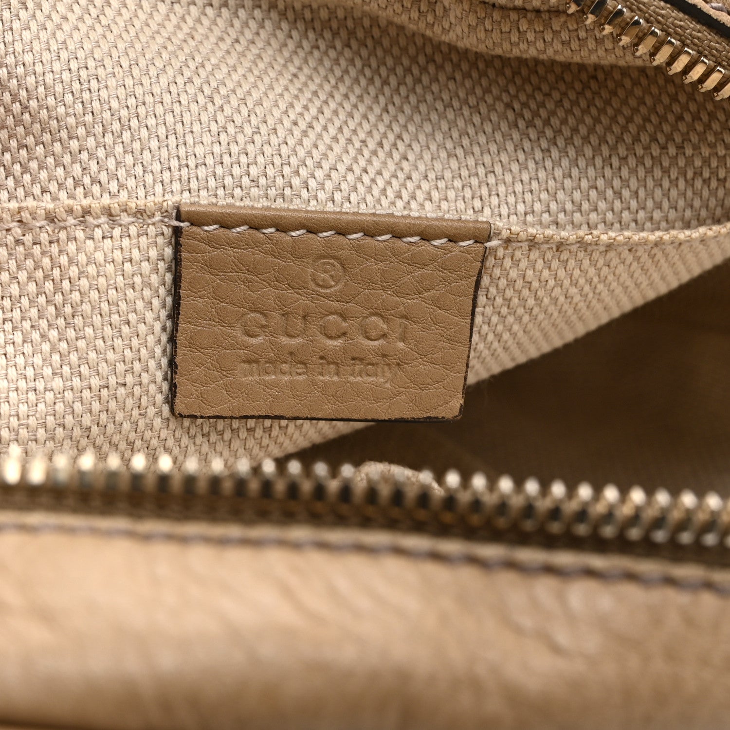 Gucci Pebbled Calfskin Small Soho Disco Bag Rose Beige 6 of 11