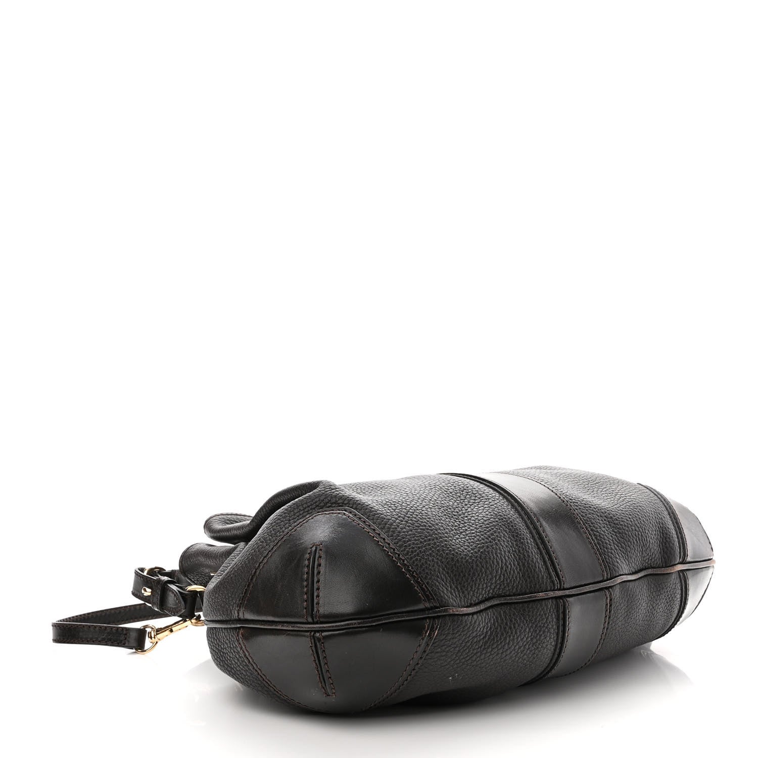 Burberry Grainy Calfskin Willenmore Hobo Black 4 of 12