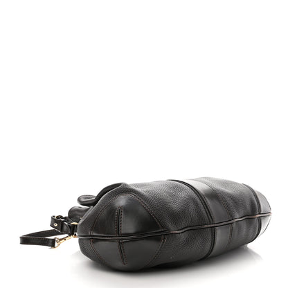 Burberry Grainy Calfskin Willenmore Hobo Black 4 of 12
