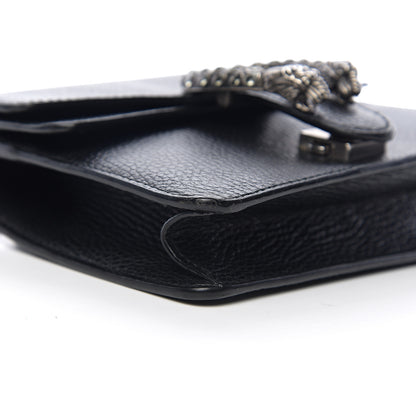 Gucci Calfskin Mini Dionysus Shoulder Bag Black 9 of 11