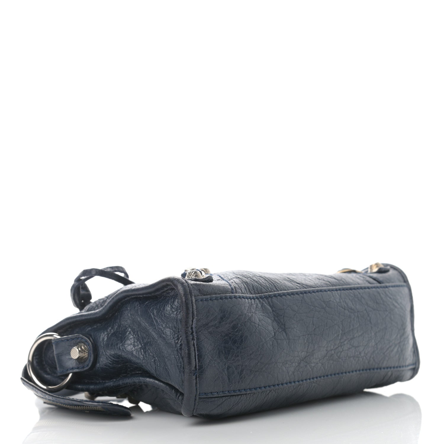 Balenciaga Agneau Giant 12 Silver Hardware Mini City Bleu Obscur 4 of 16