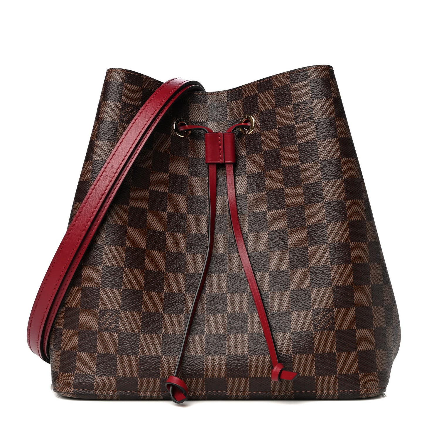 Damier Ebene Neonoe MM Cherry Berry