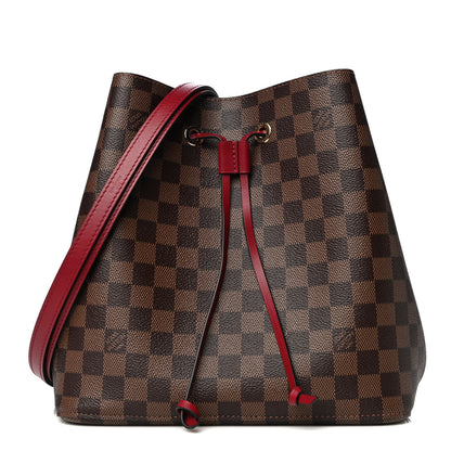 Louis Vuitton Damier Ebene Neonoe MM Cherry Berry 1 of 12