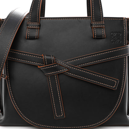 Loewe Calfskin Medium Gate Tote Black 7 of 9