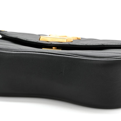 Louis Vuitton Calfskin New Wave Chain MM Black 10 of 13