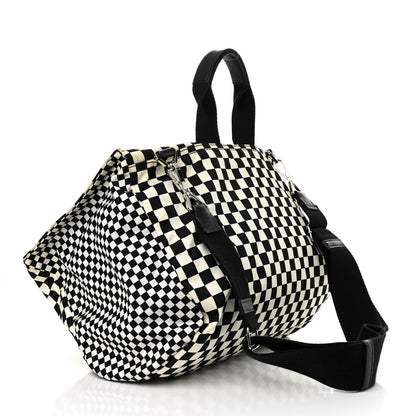 Givenchy Nylon Checker Print Large Pandora Black White 3 of 15