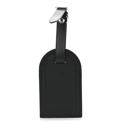 Louis Vuitton Calfskin Luggage Tag Black 2 of 6