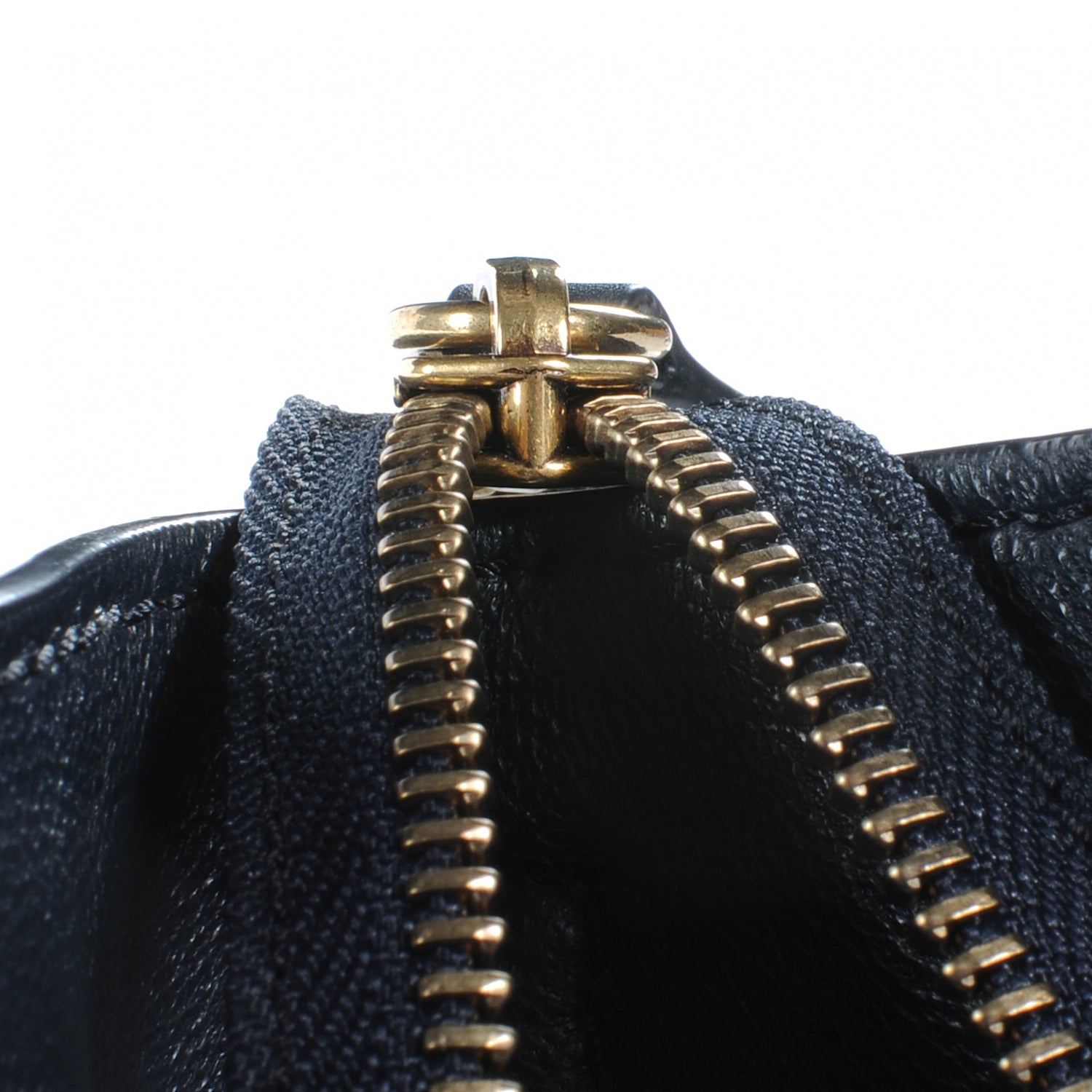 Celine Smooth Calfskin Nano Luggage Navy 9 of 9