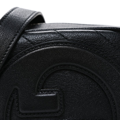 Gucci Sakai Be Green Calfskin Diagonal Stitched Mini Blondie Shoulder Bag Black 8 of 10