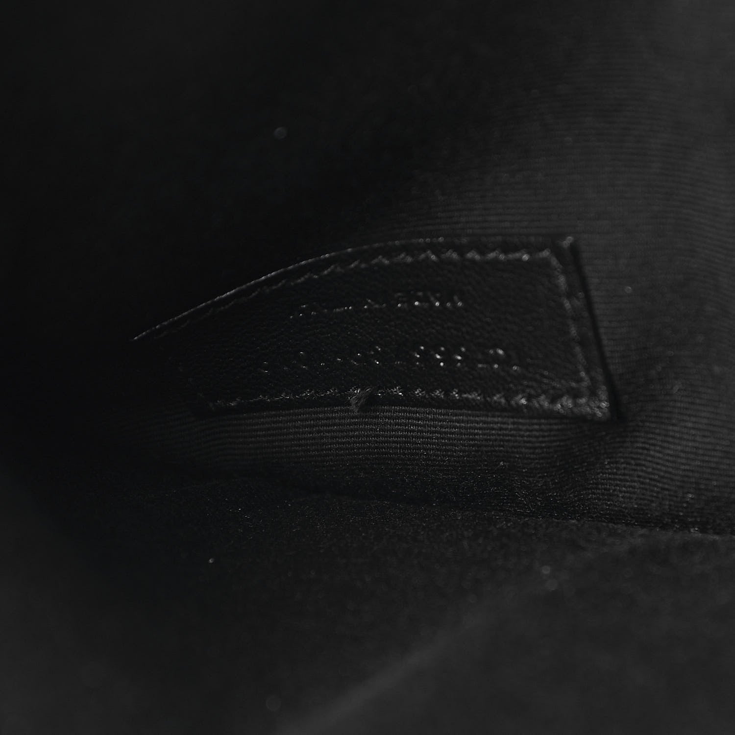 Saint Laurent Grain De Poudre Uptown Pouch Dark Latte 7 of 8