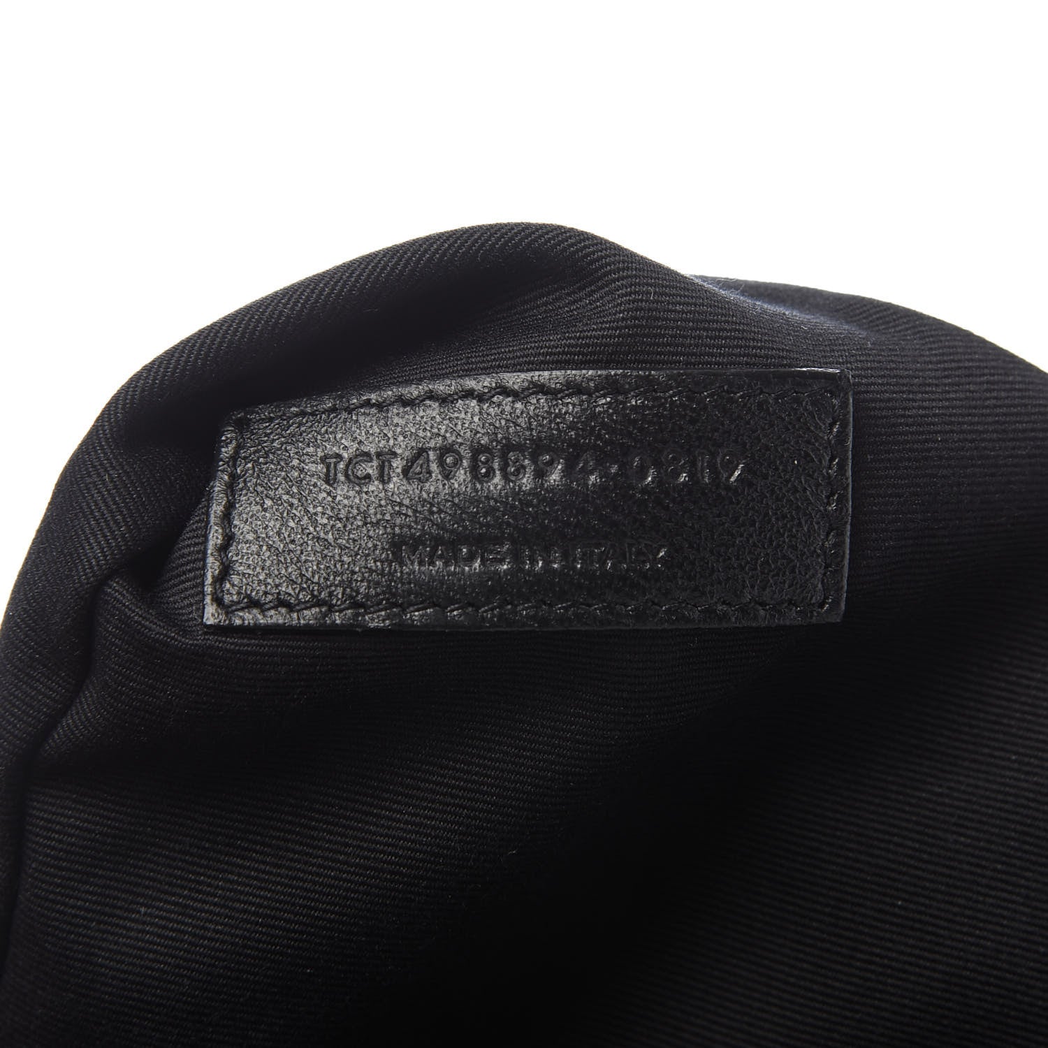 Saint Laurent Crinkled Calfskin Matelasse Monogram Medium Niki Chain Satchel Black 9 of 9