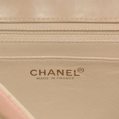 Chanel Lambskin and Patent Chocolate Bar Flap Beige 6 of 7
