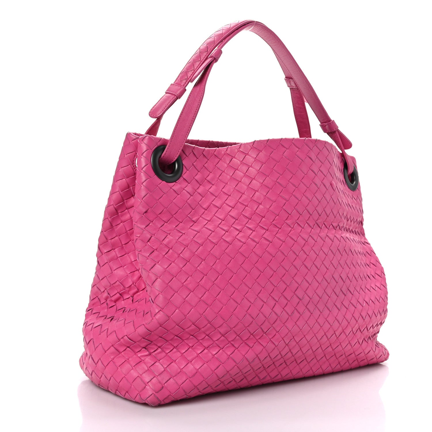 Bottega Veneta Nappa Intrecciato Bella Tote Pink 3 of 8