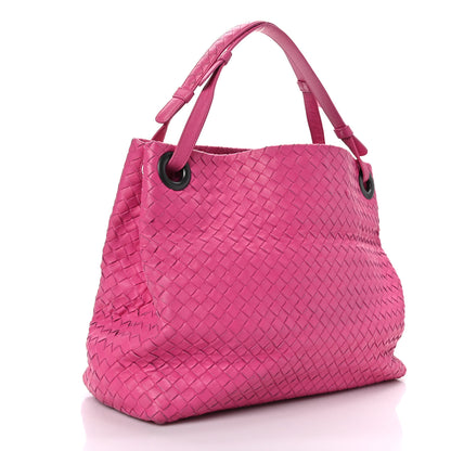 Bottega Veneta Nappa Intrecciato Bella Tote Pink 3 of 8