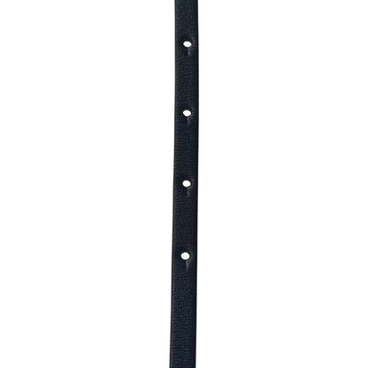 Valentino Garavani Glossy Calfskin VLogo Reversible 10mm Belt 90 36 Black Gold 4 of 4