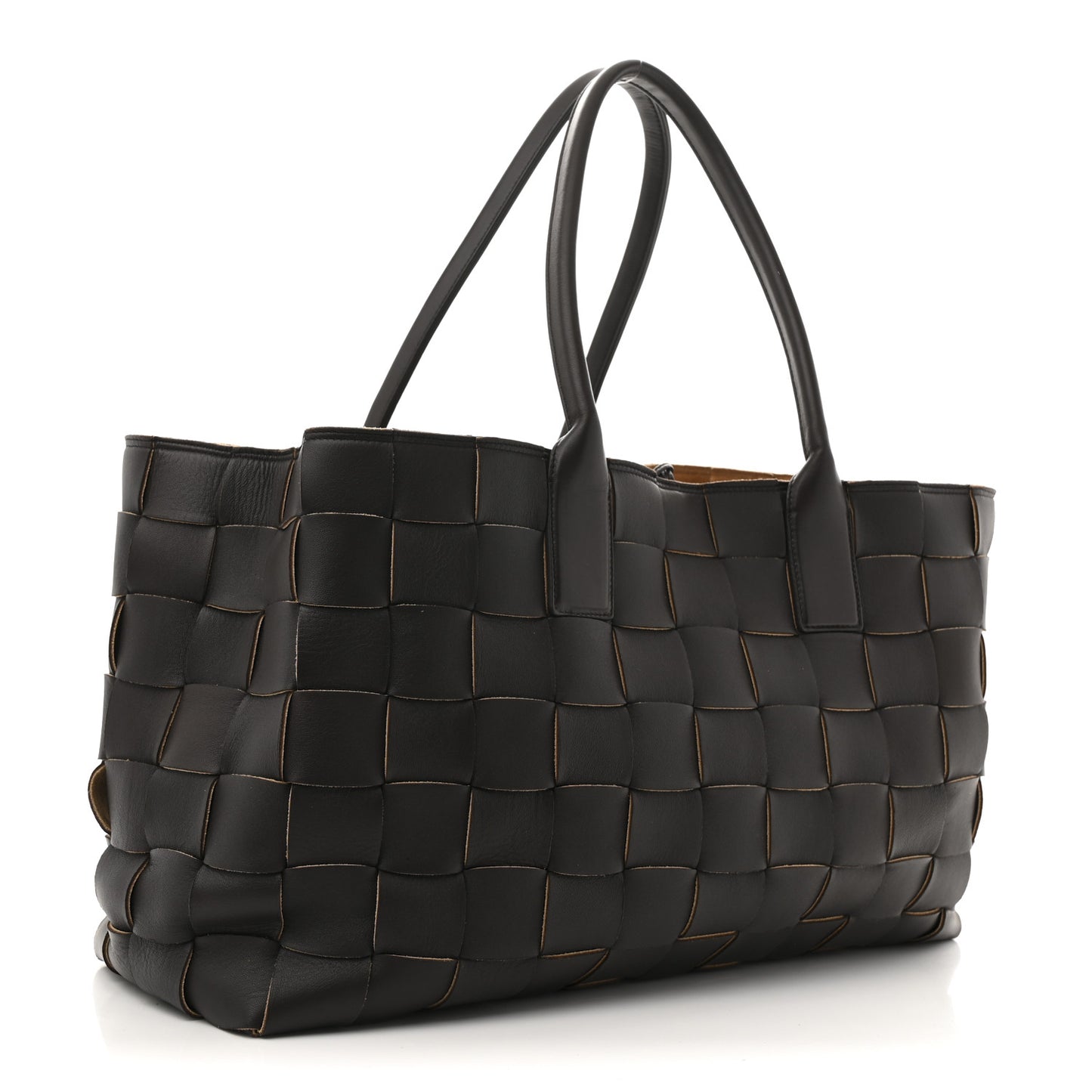 Nappa Maxi Intrecciato Large Cabat Fondant