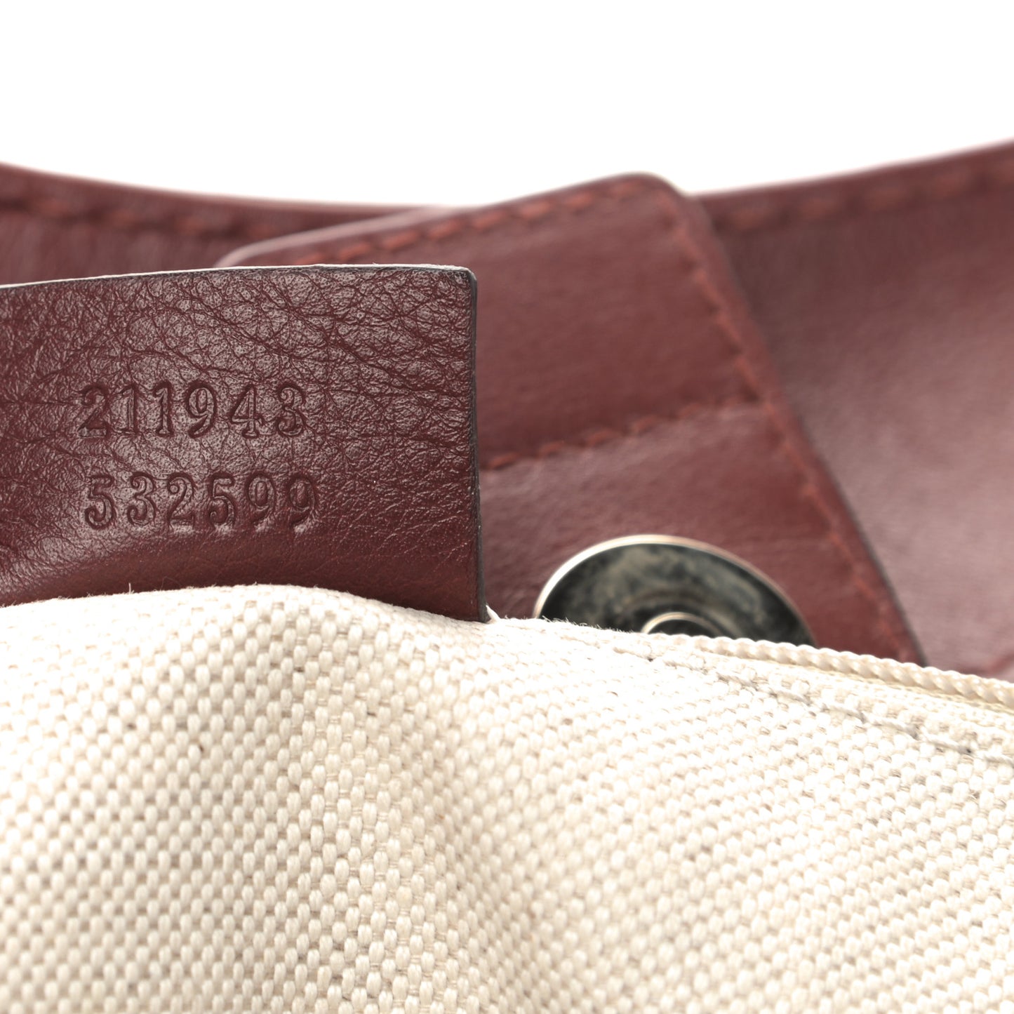 Guccissima Large Sukey Tote Cherry