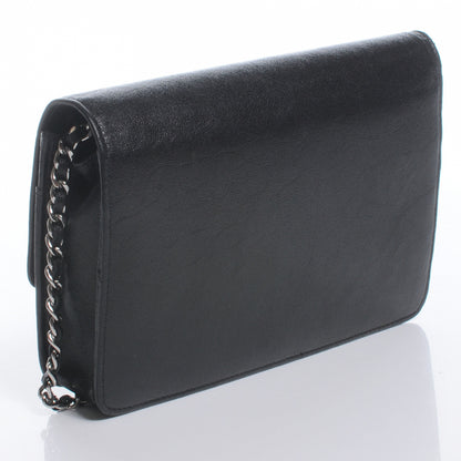 Chanel Leather Wallet On Chain WOC Black 3 of 9