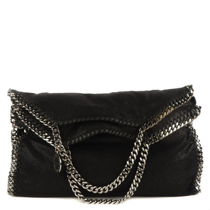 Stella McCartney Shaggy Deer Falabella Fold Over Tote Black 1 of 10