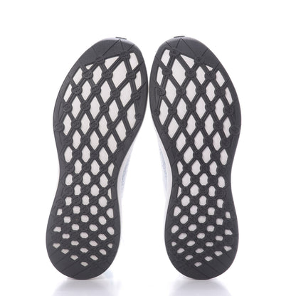 Chanel Mixed Fabrics Knit Sneakers 37 Grey Pink Blue 7 of 10