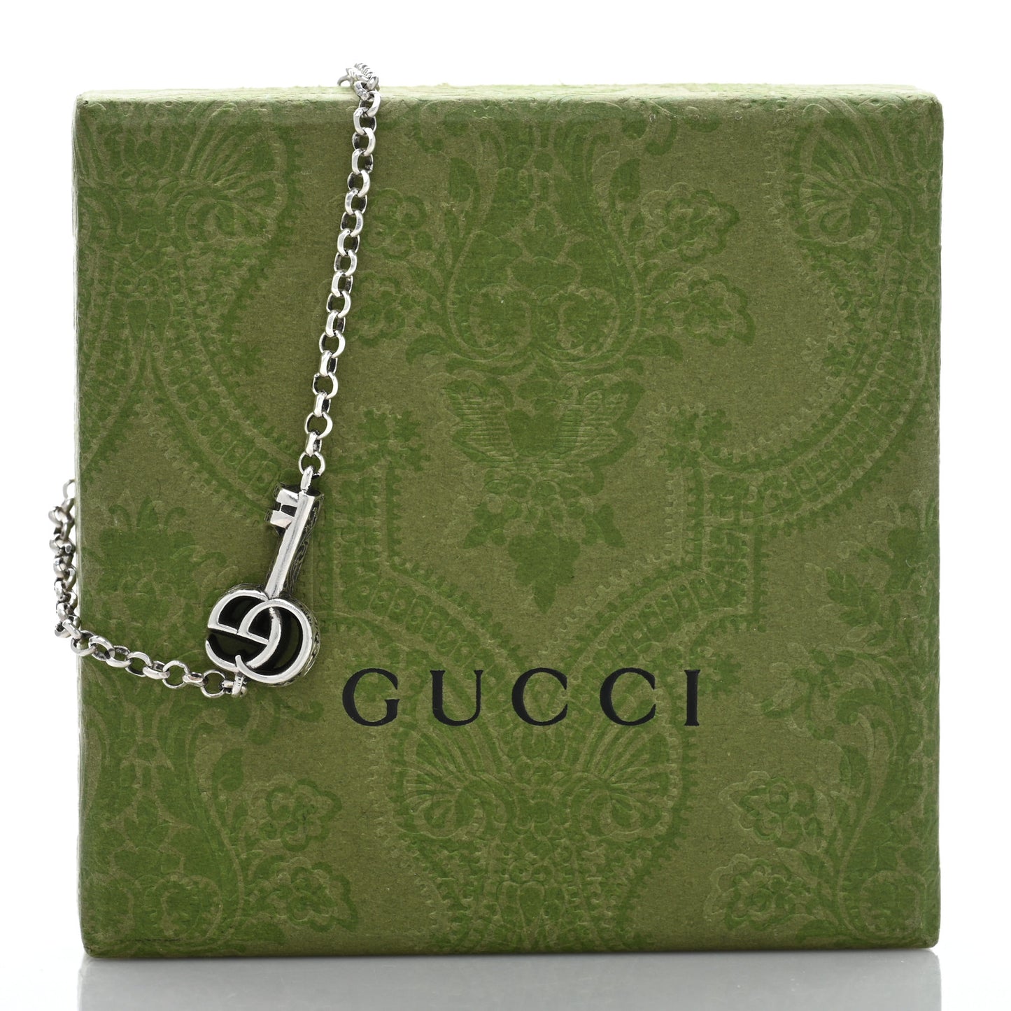 Sterling Silver Double G Key Bracelet