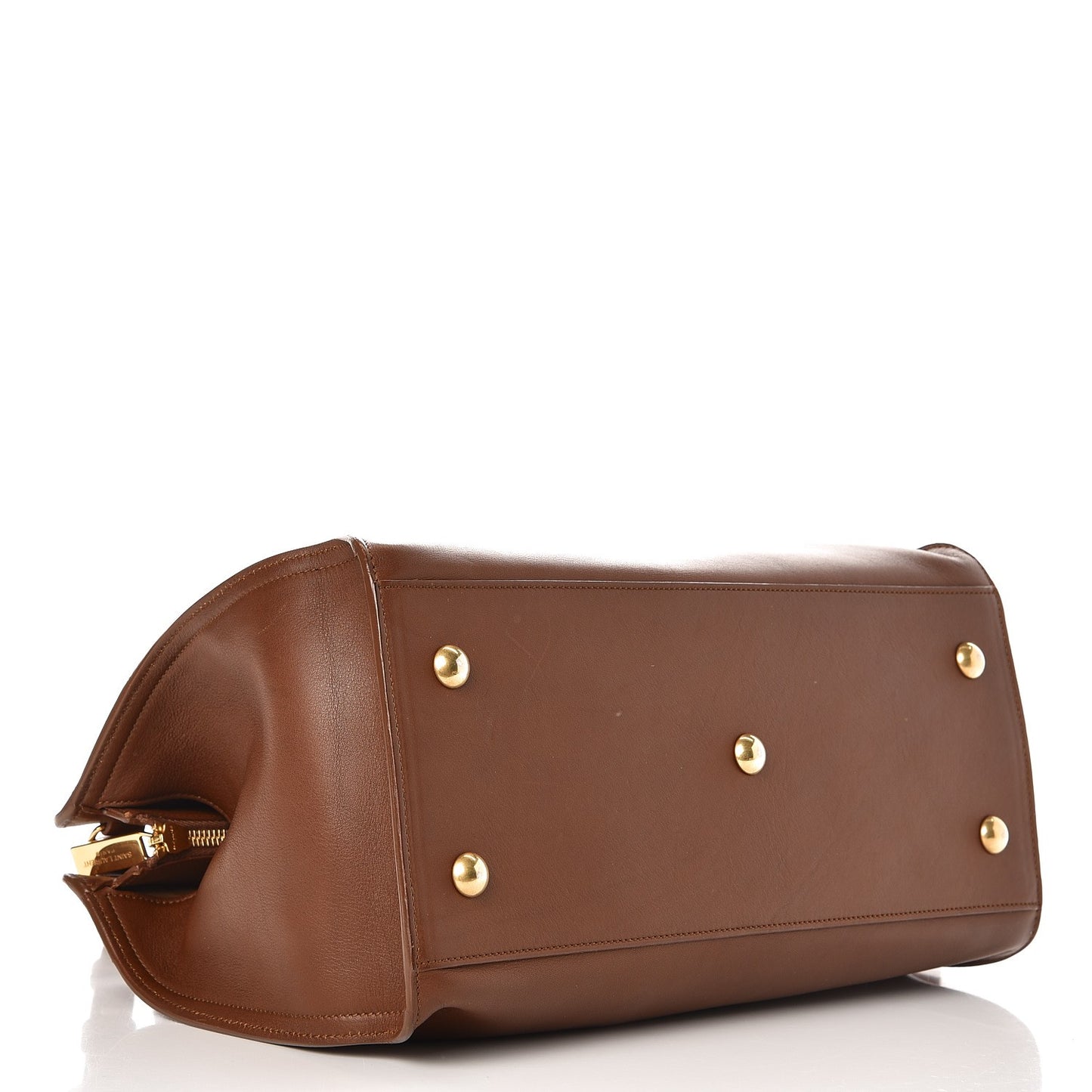 Calfskin Small Classic Y Cabas Cognac