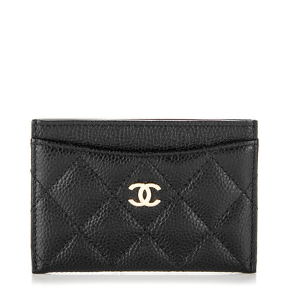 Chanel Caviar Quilted Card Holder Black 1 of 7