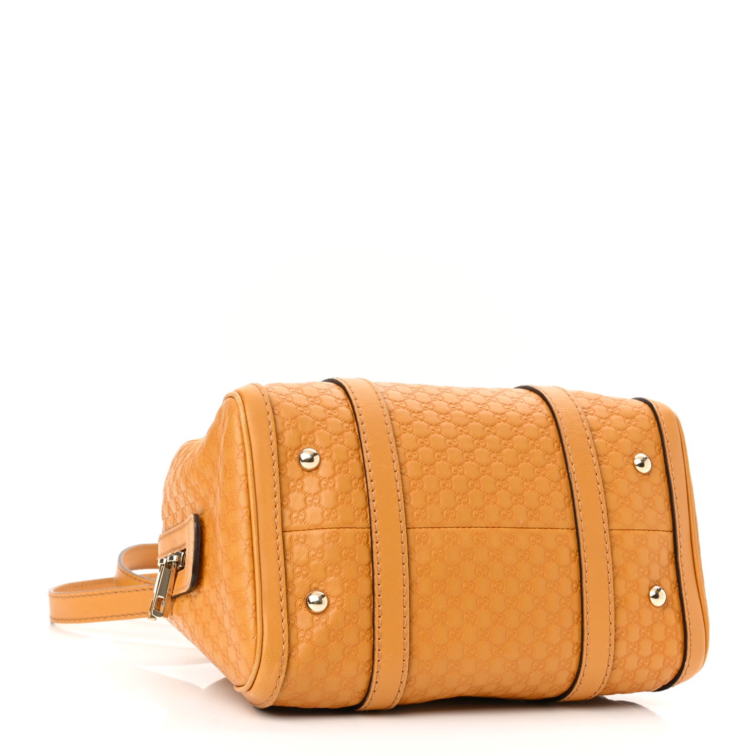 Gucci Microguccissima Small Boston Yellow 4 of 12