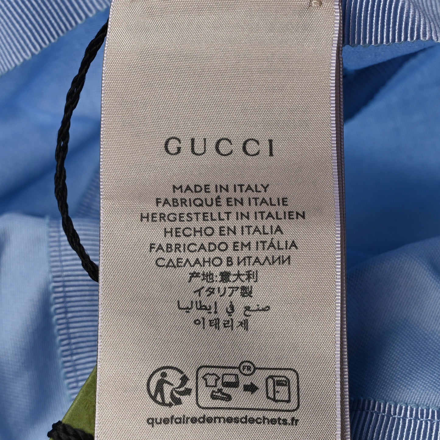 Cotton Logo Cabris Bucket Hat L Porcelain Light Blue