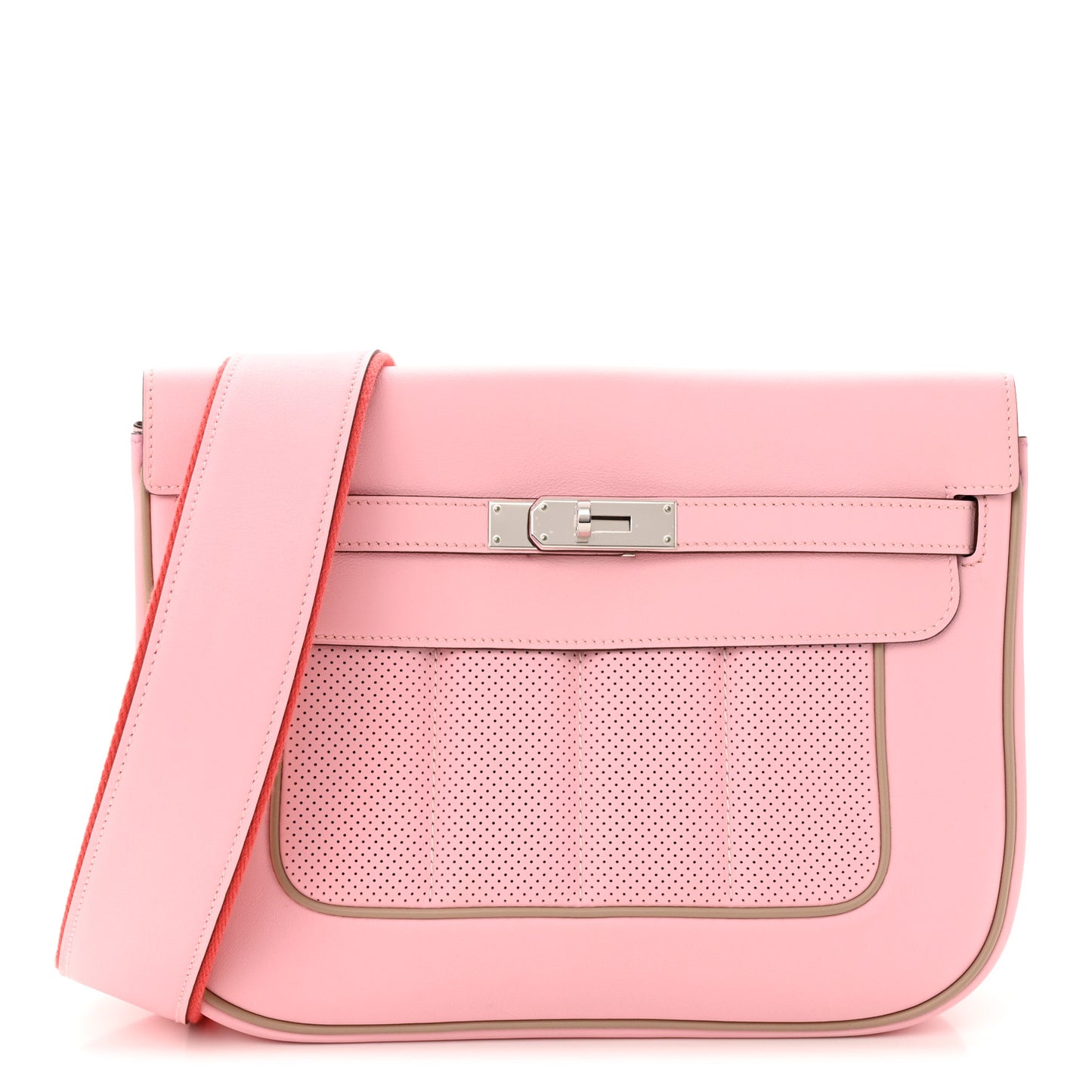 Veau Swift Sac Berline 28 Rose Sakura Argile
