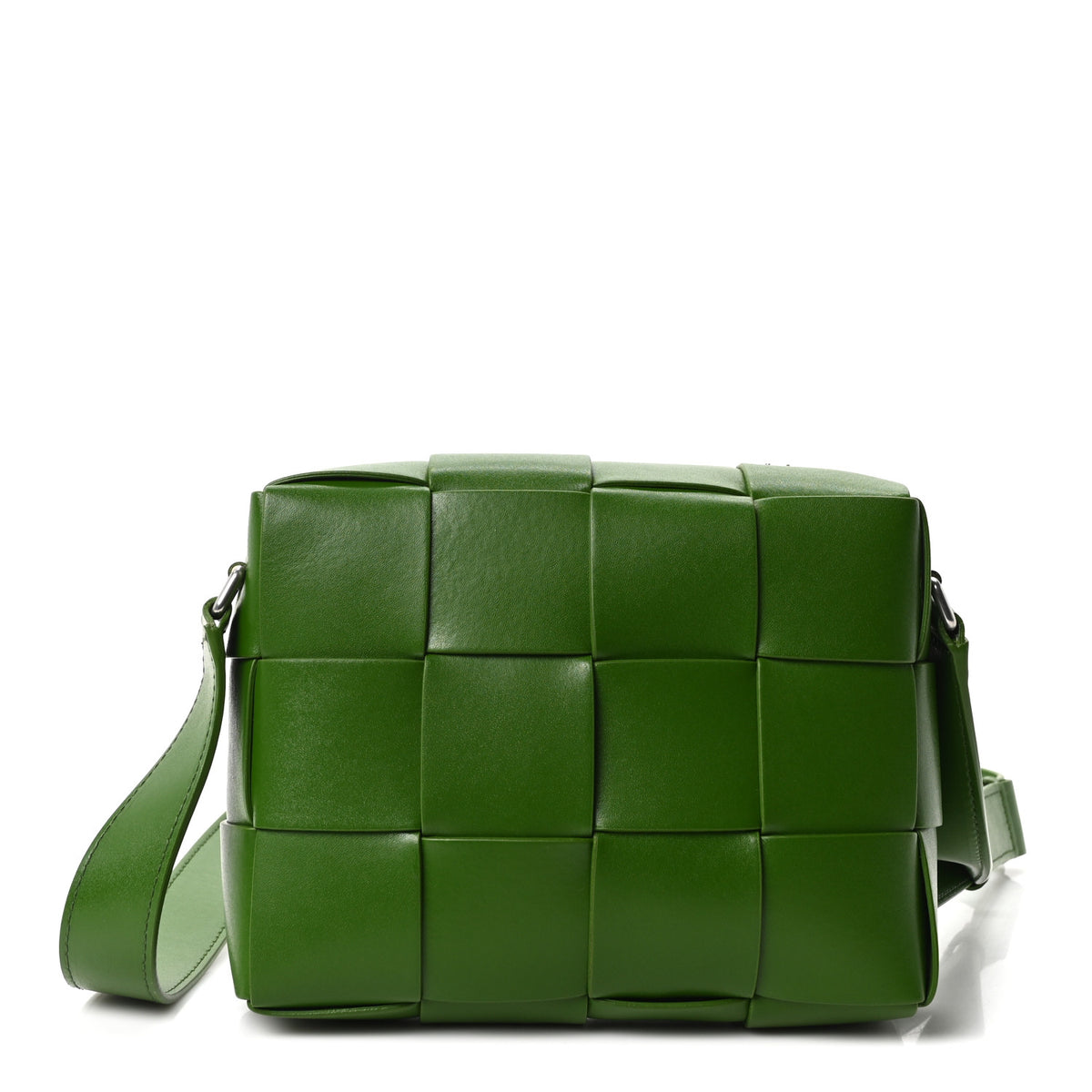 Bottega Veneta Calfskin Maxi Intrecciato Cassette Camera Bag Avocado 1 of 10