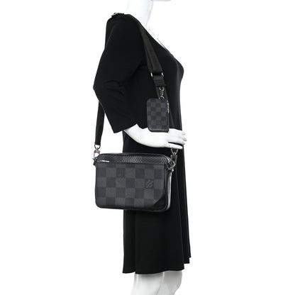 Louis Vuitton Damier Graphite 3D Trio Messenger 2 of 13