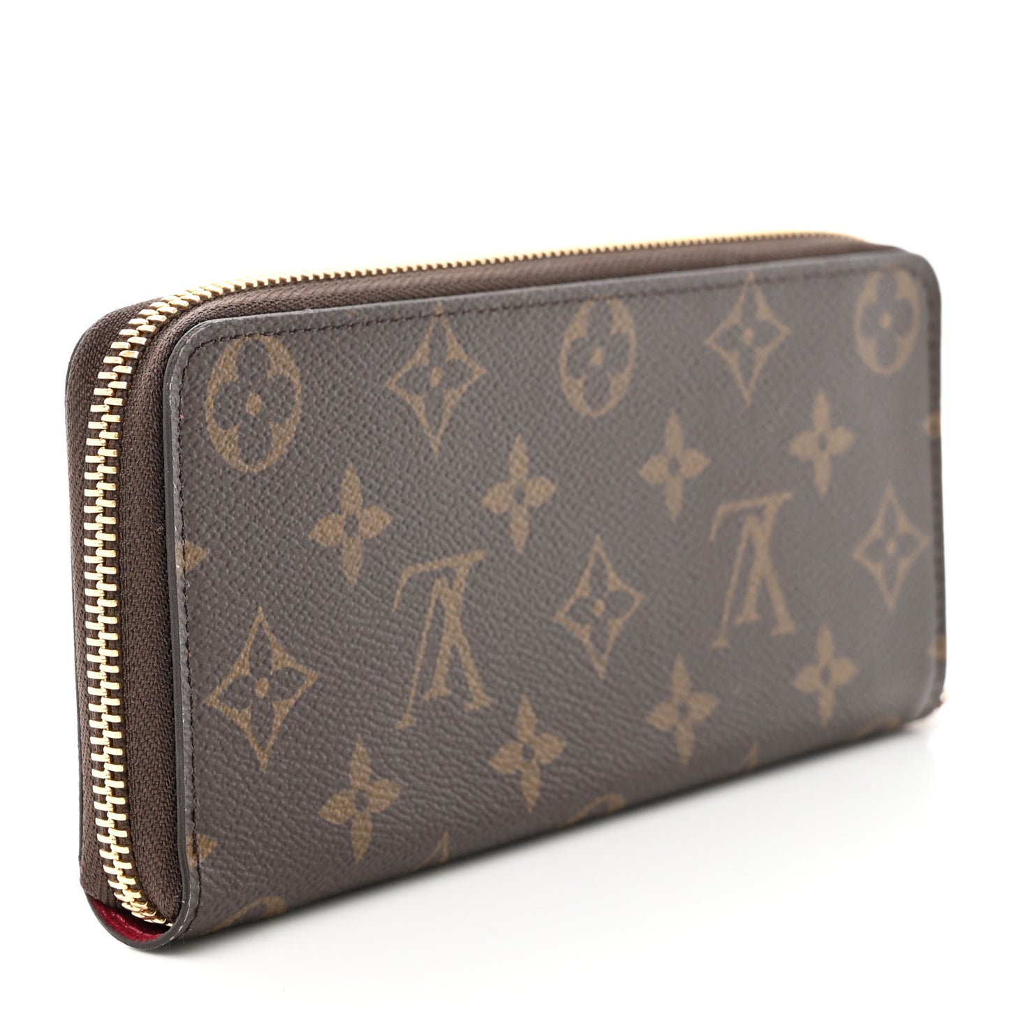 LOUIS VUITTON Monogram Clemence Wallet Fuchsia