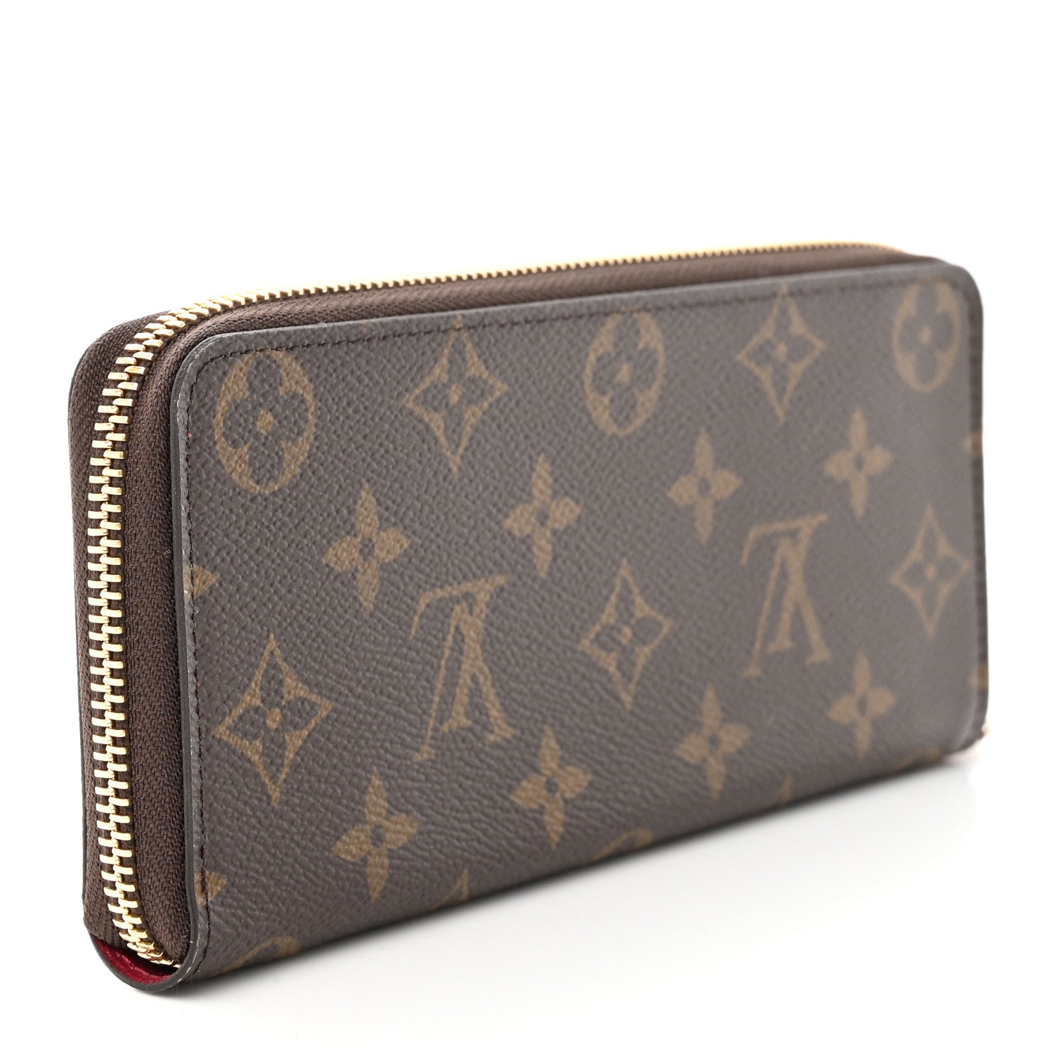 Louis Vuitton LOUIS VUITTON Monogram Clemence Wallet Fuchsia 3 of 9