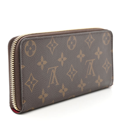 Louis Vuitton LOUIS VUITTON Monogram Clemence Wallet Fuchsia 3 of 9