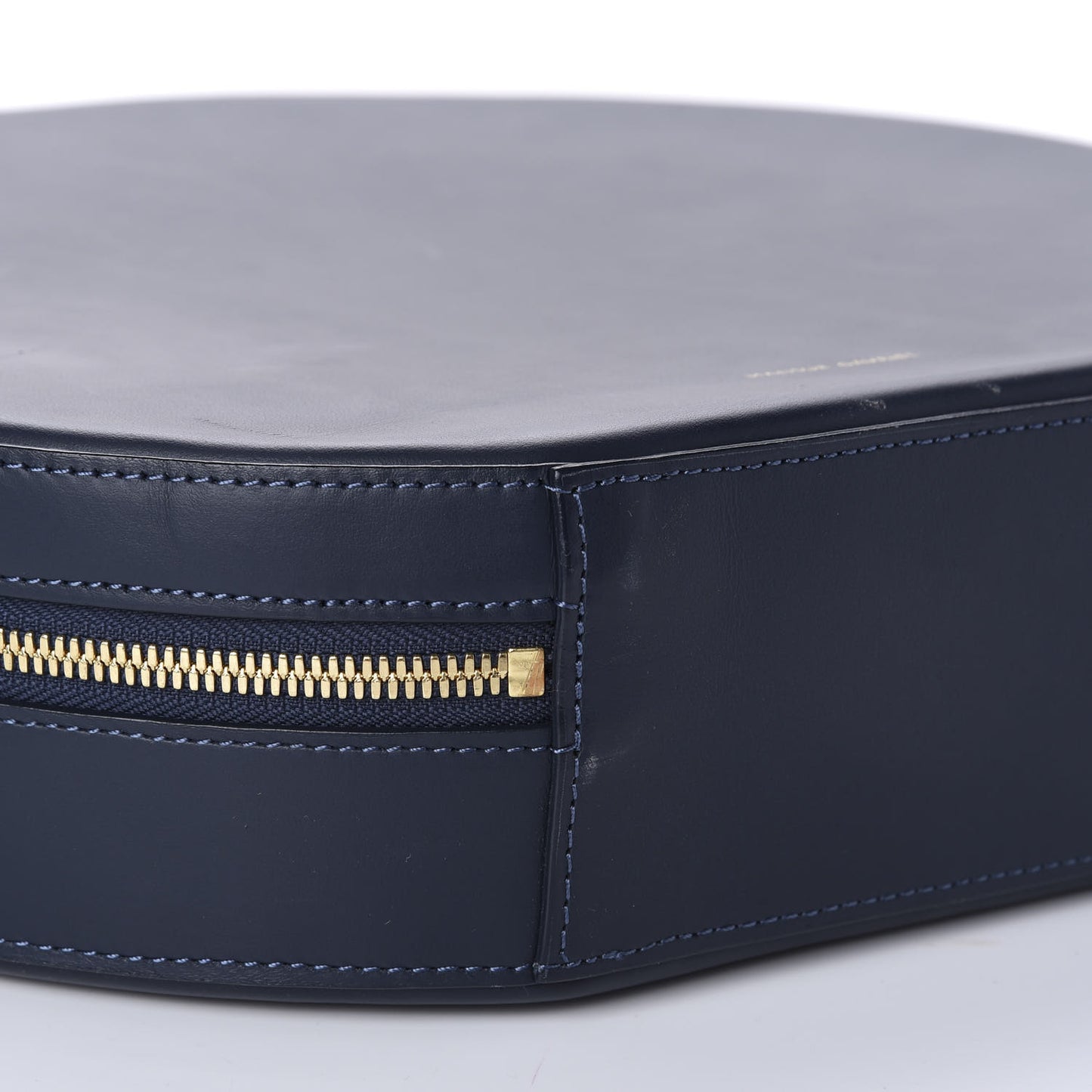 Calfskin Circle Bag Navy